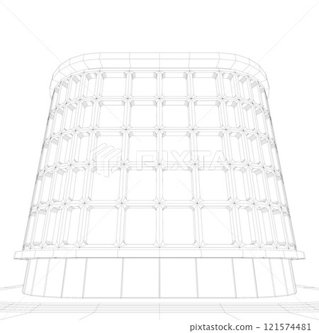 3D illustration of Building in concept 3D illustration of Building in concept 121574481