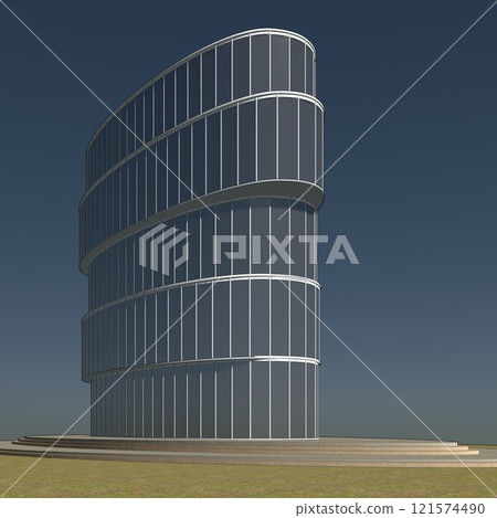 3D illustration of Building in concept 3D illustration of Building in concept 121574490
