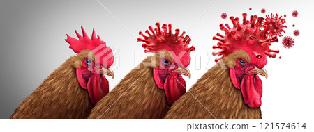 Bird Flu mutation Health Risk Bird Flu mutation Health Risk 121574614