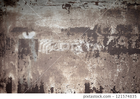 生鏽的鐵板背景材料明亮的淺色 121574835