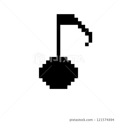 音符的像素藝術 121574894