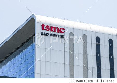 Building view of the TSMC Global R and D Center in Hsinchu Science Park, Taiwan, is the world's largest dedicated independent semiconductor foundry. Building view of the TSMC Global R and D Center in Hsinchu Science Park, Taiwan, is the world's largest dedicated independent semiconductor foundry. 121575252