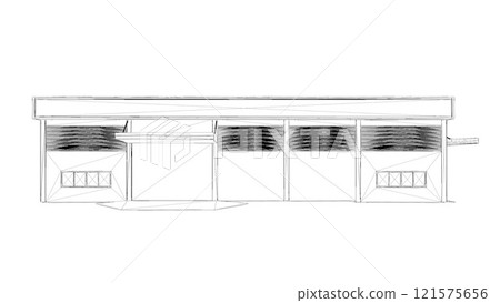 3D illustration of industrial project 3D illustration of industrial project 121575656