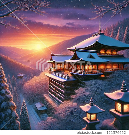 立色寺(山寺)的第一個日出 立色寺(山寺)的第一個日出 121576632