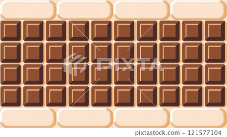 方形巧克力壁紙 121577104