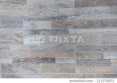 CG image illustration wooden style siding board wall 121578972