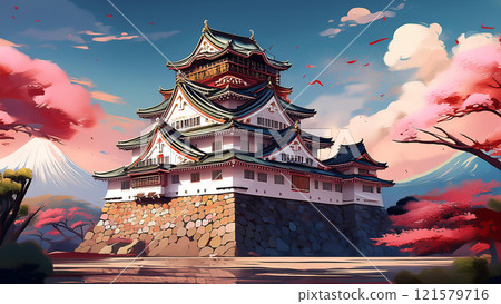 Japanese castle 121579716