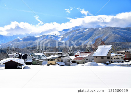 從櫂池（長野縣小谷村）眺望白馬岩岳雪原 [2024.12] 121580639