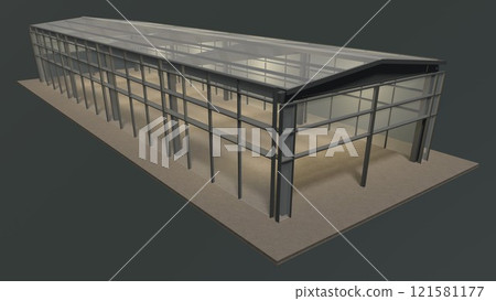 3D illustration of building project 3D illustration of building project 121581177