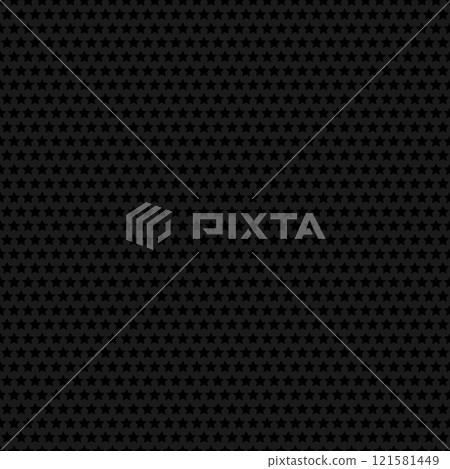Dark background. Seamless texture perforated metal surface with stars. Dark background. Seamless texture perforated metal surface with stars. 121581449