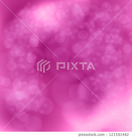 Bokeh on a pink gradient background. The layout of a creative banner, poster, poster, cover, interior and design design. Corporate identity template 121581482