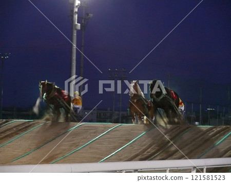 Banged horse race 121581523