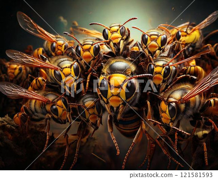 A large number of hornets approaching A large number of hornets approaching 121581593