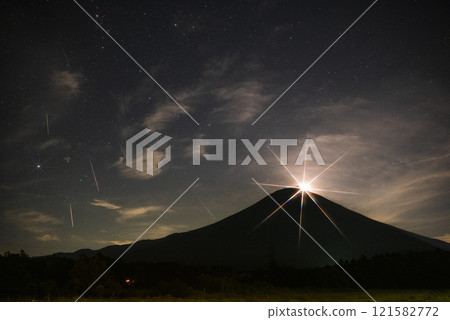 珍珠富士與流星 121582772