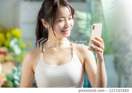 瑜珈女運動服 121583880