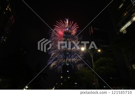 New Year's fireworks 121585710