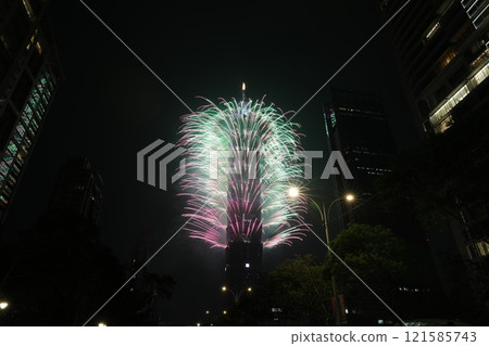 New Year's fireworks 121585743
