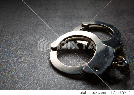 Handcuffs, arrest, police, crime image 121585765