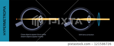 Farsightedness lens correction Farsightedness lens correction 121586726