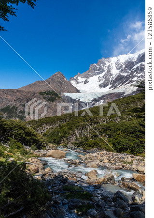Hiking the W-Trek in Torres Del Paine 121586859