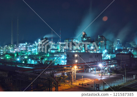 Zhounan factory night view 121587385