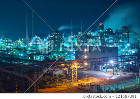 Zhounan factory night view 121587391