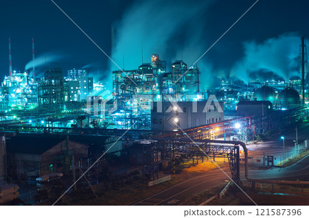 Zhounan factory night view 121587396