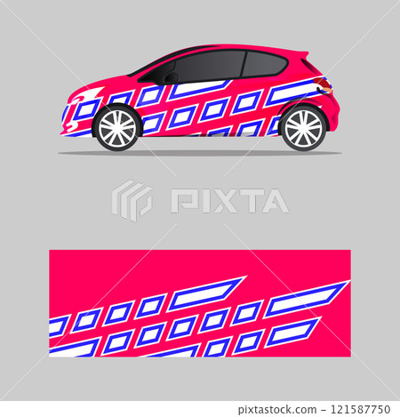 car decal wrap livery design 121587750