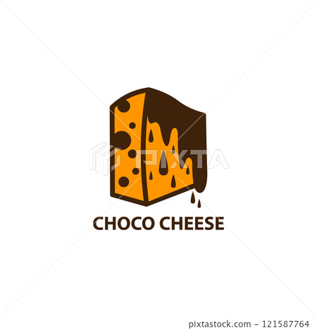 chocolate cheese bar logo design vector 121587764