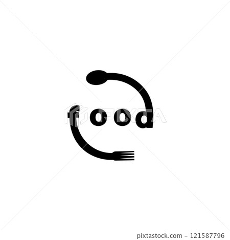 initial o food equipment simple logo template 121587796