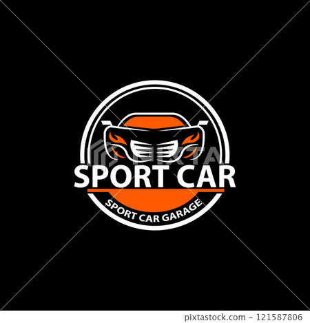 luxury car circle concept logo luxury car circle concept logo 121587806