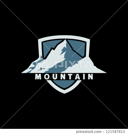 mountain emblem logo design symbol template mountain emblem logo design symbol template 121587813