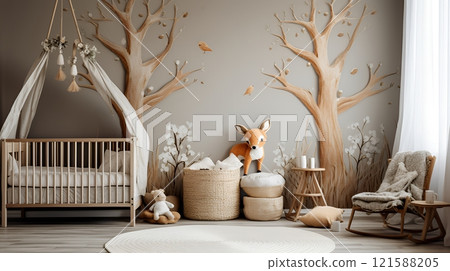 Nursery Decor with a Whimsical Forest Theme Nursery Decor with a Whimsical Forest Theme 121588205