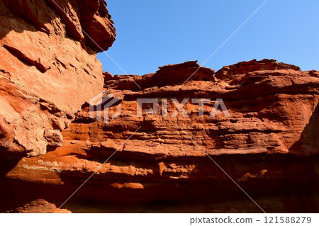 A canyon formed by nature 121588279