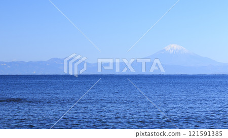 Mount Fuji as seen from Wadanagahama 121591385