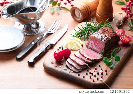 國產黑毛和牛 烤牛肉 國產黑毛和牛 烤牛肉 121591892