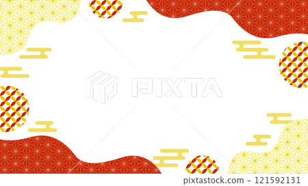 Japanese style background geometric pattern 03 Flyer, web, video background material 16:9 size Red Crimson Gold Yellow Japanese style background geometric pattern 03 Flyer, web, video background material 16:9 size Red Crimson Gold Yellow 121592131