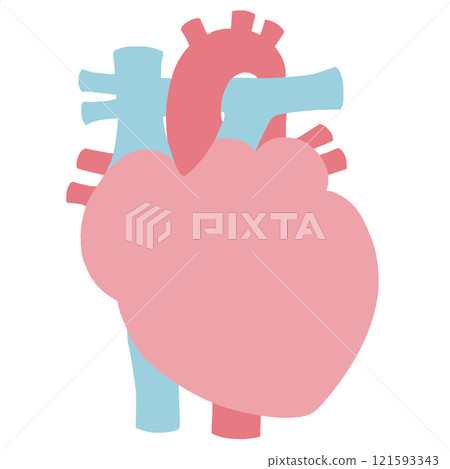 心臟不健康插畫 121593343