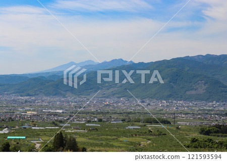 Streetscape of Fuefuki City (Fuefuki City, Yamanashi Prefecture) 121593594