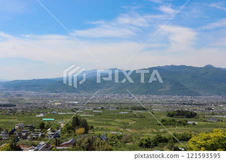 Streetscape of Fuefuki City (Fuefuki City, Yamanashi Prefecture) 121593595