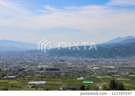 Streetscape of Fuefuki City (Fuefuki City, Yamanashi Prefecture) 121593597