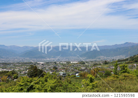 Streetscape of Fuefuki City (Fuefuki City, Yamanashi Prefecture) 121593598