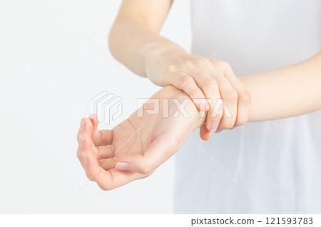 女人受傷了她的手腕 01 女人受傷了她的手腕 01 121593783