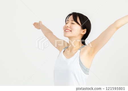 亞洲女人伸展 07 121593801