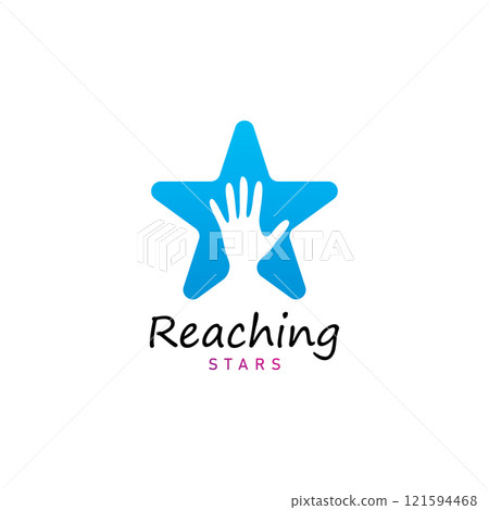 reach star dreams logo vector design template reach star dreams logo vector design template 121594468