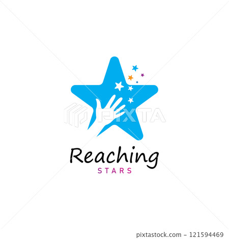 reach star dreams logo vector design template reach star dreams logo vector design template 121594469