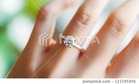 Bridal rings sparkling on women's fingers 06 Bridal rings sparkling on women's fingers 06 121595956