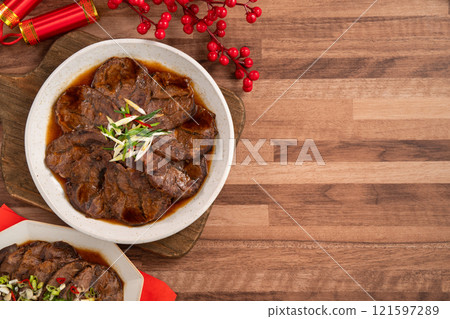 beef tendon beef taiwan food Braised beef shank 牛すね肉 121597289