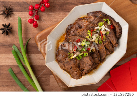beef tendon beef taiwan food Braised beef shank 牛すね肉 beef tendon beef taiwan food Braised beef shank 牛すね肉 121597290