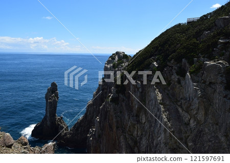 高知縣大月町觀音岩到柏島的景色 121597691